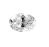 0.60 Ct Oval White Diamond SI Clarity